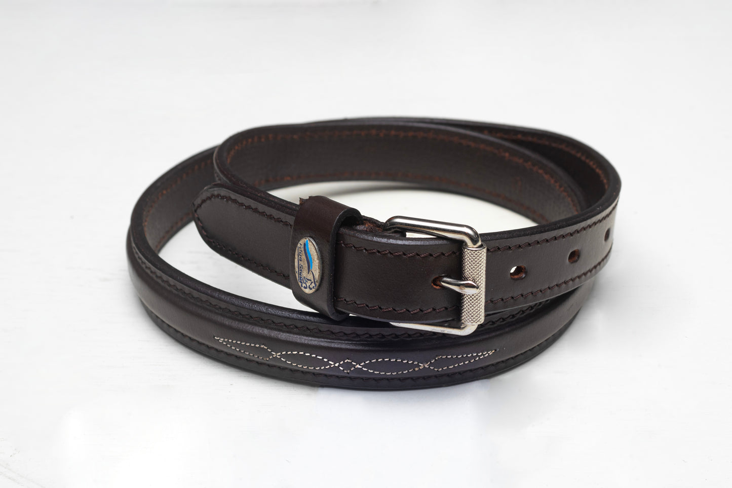Leather Belt Fancy Stitch