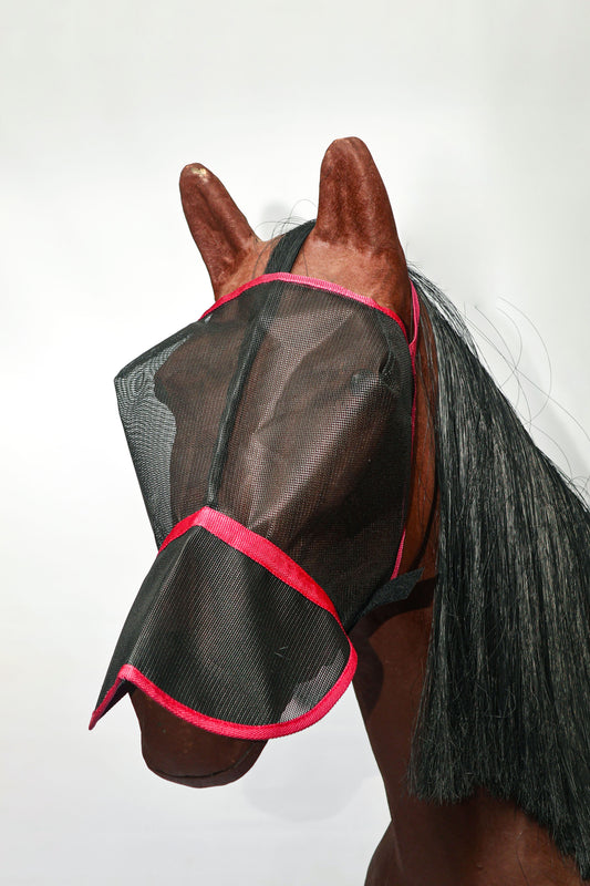 Webbing Flymask With Nose