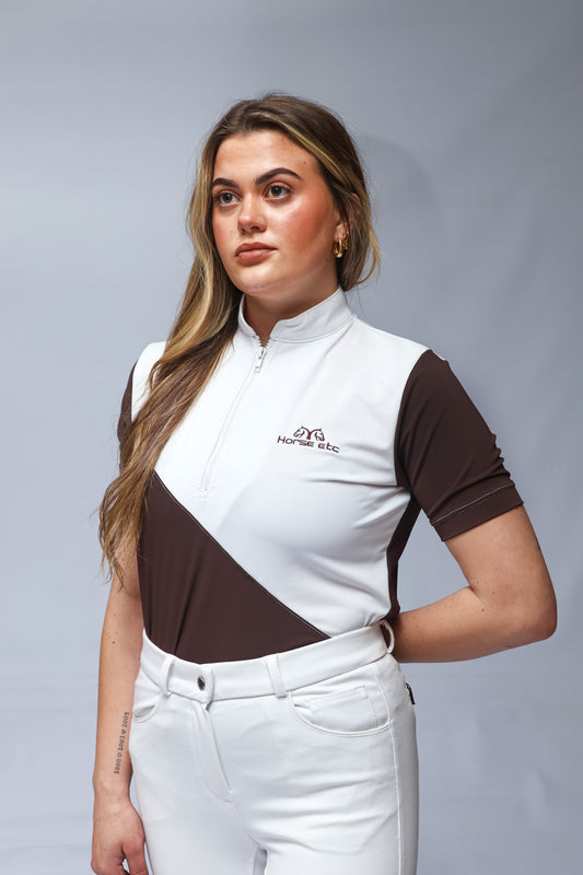 Horse ETC Show Shirt x White Shaded Imprint