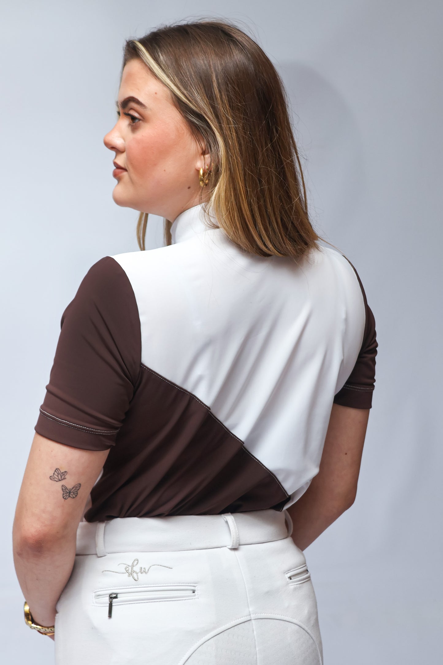 Horse ETC Show Shirt x White Shaded Imprint