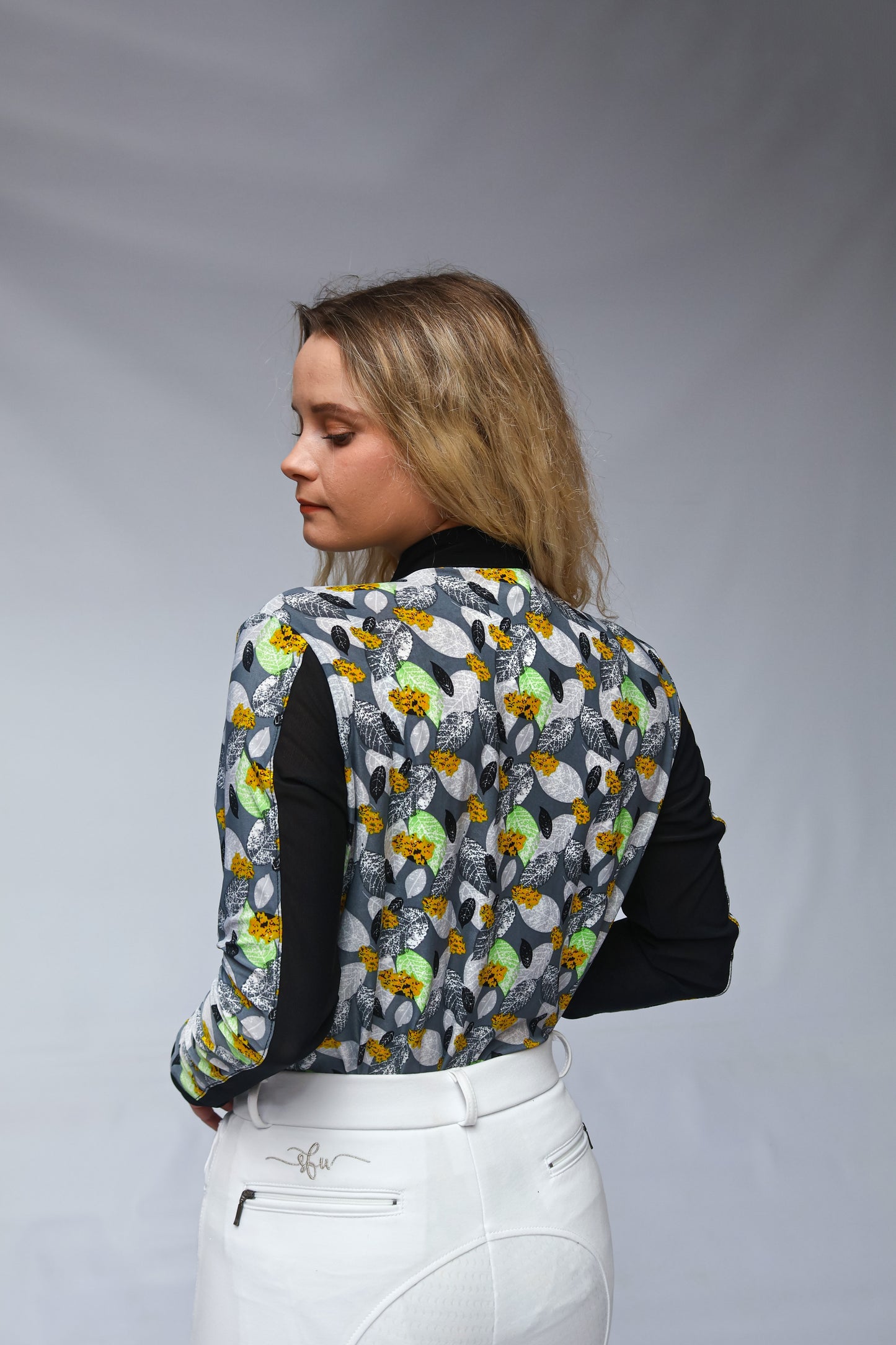 Smittin Base Layer x Grey & Green Leaves Imprint