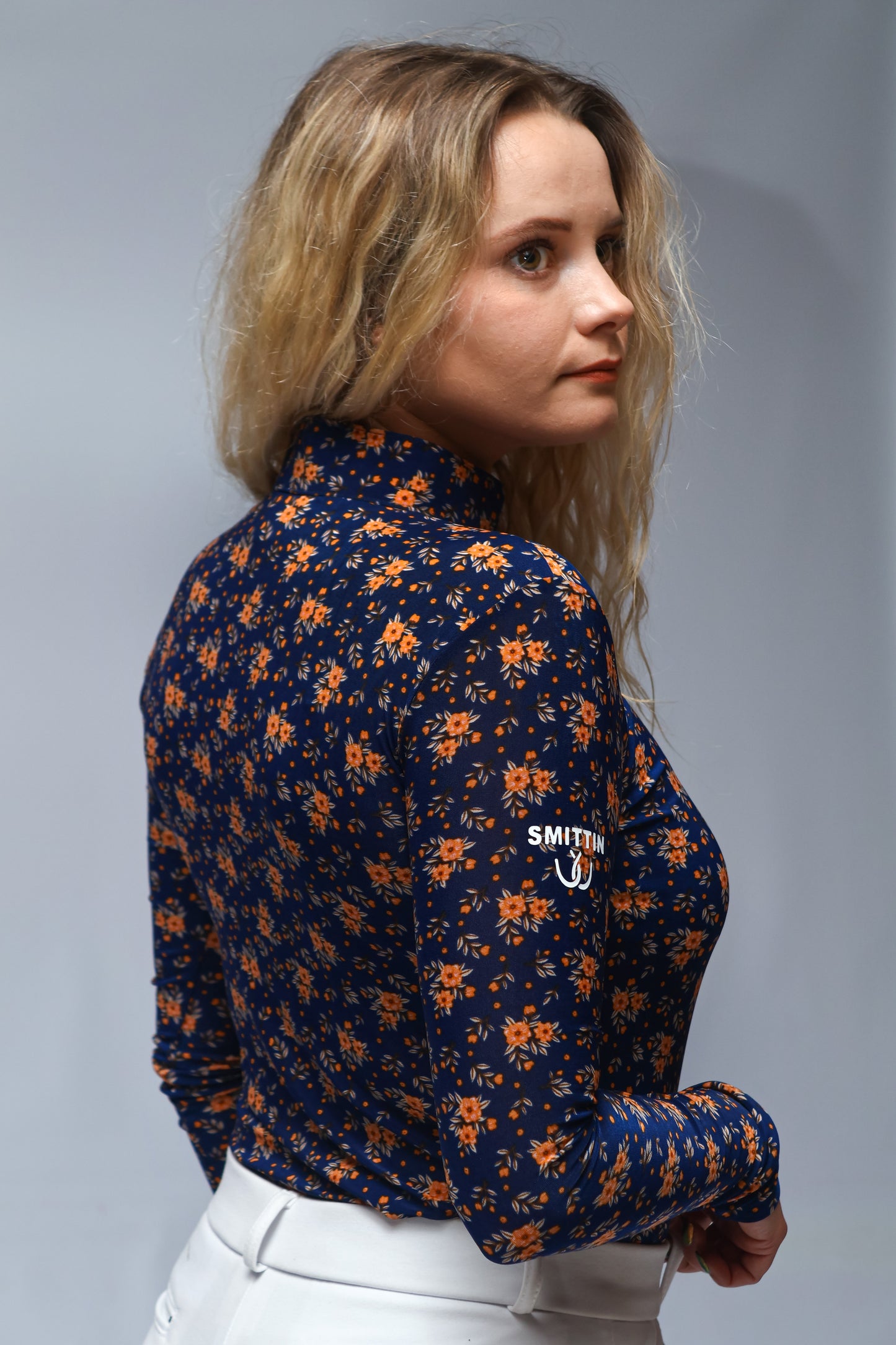 Smittin Base Layer x Orange flower Print