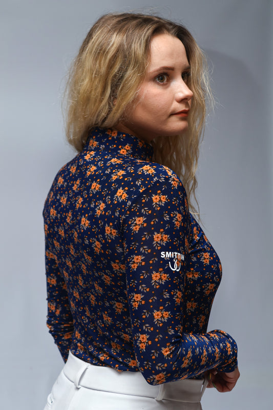 Smittin Base Layer x Orange flower Print