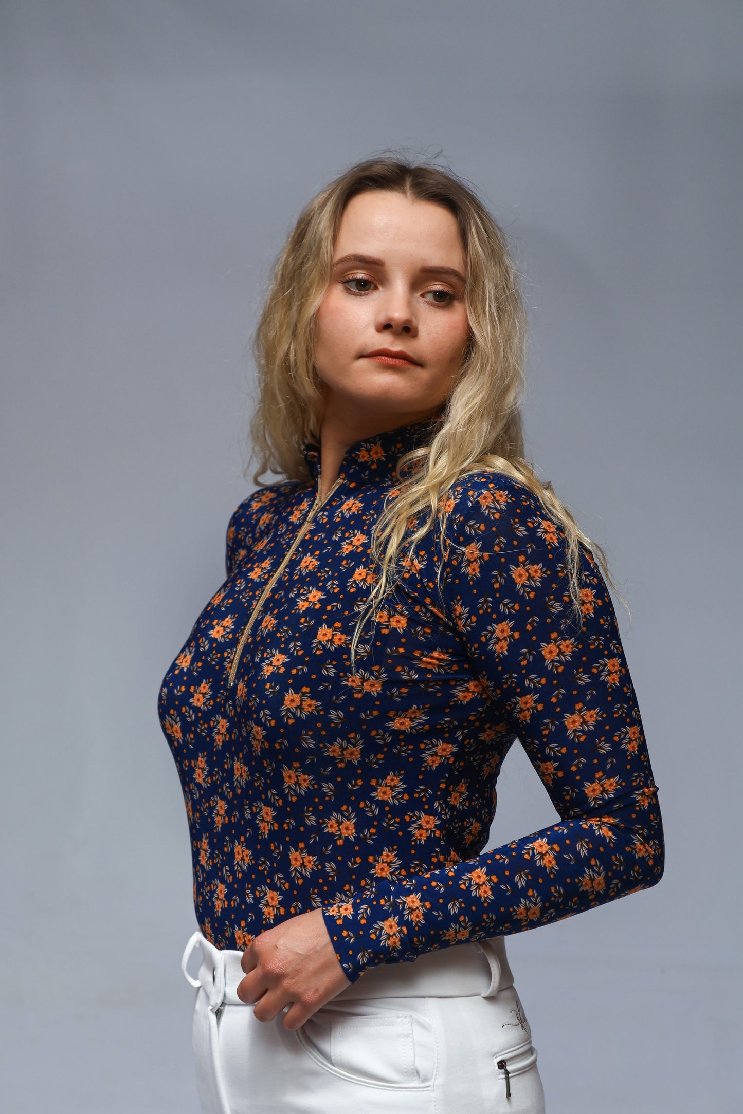 Smittin Base Layer x Orange flower Print
