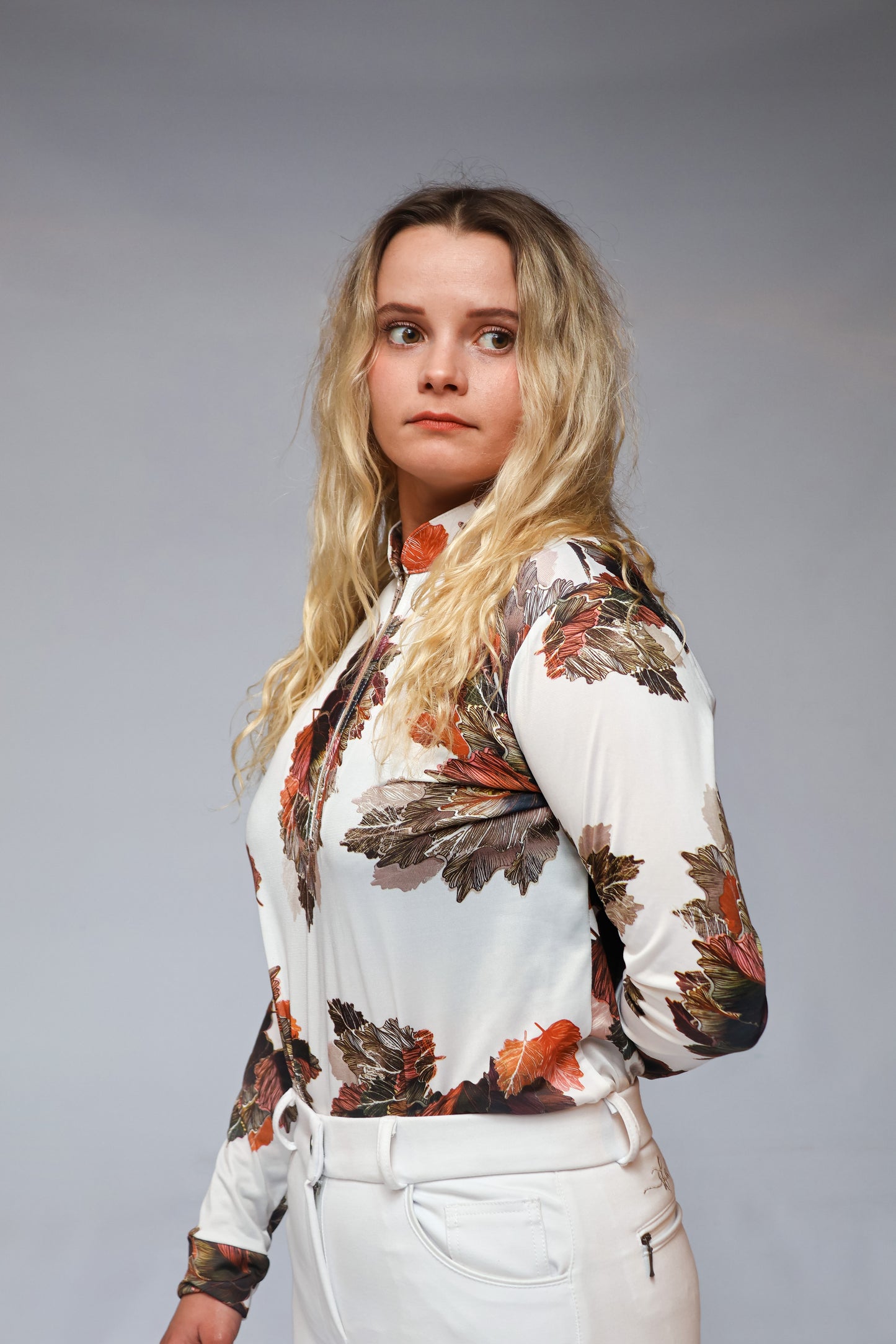 Smittin Base Layer Leaves Print