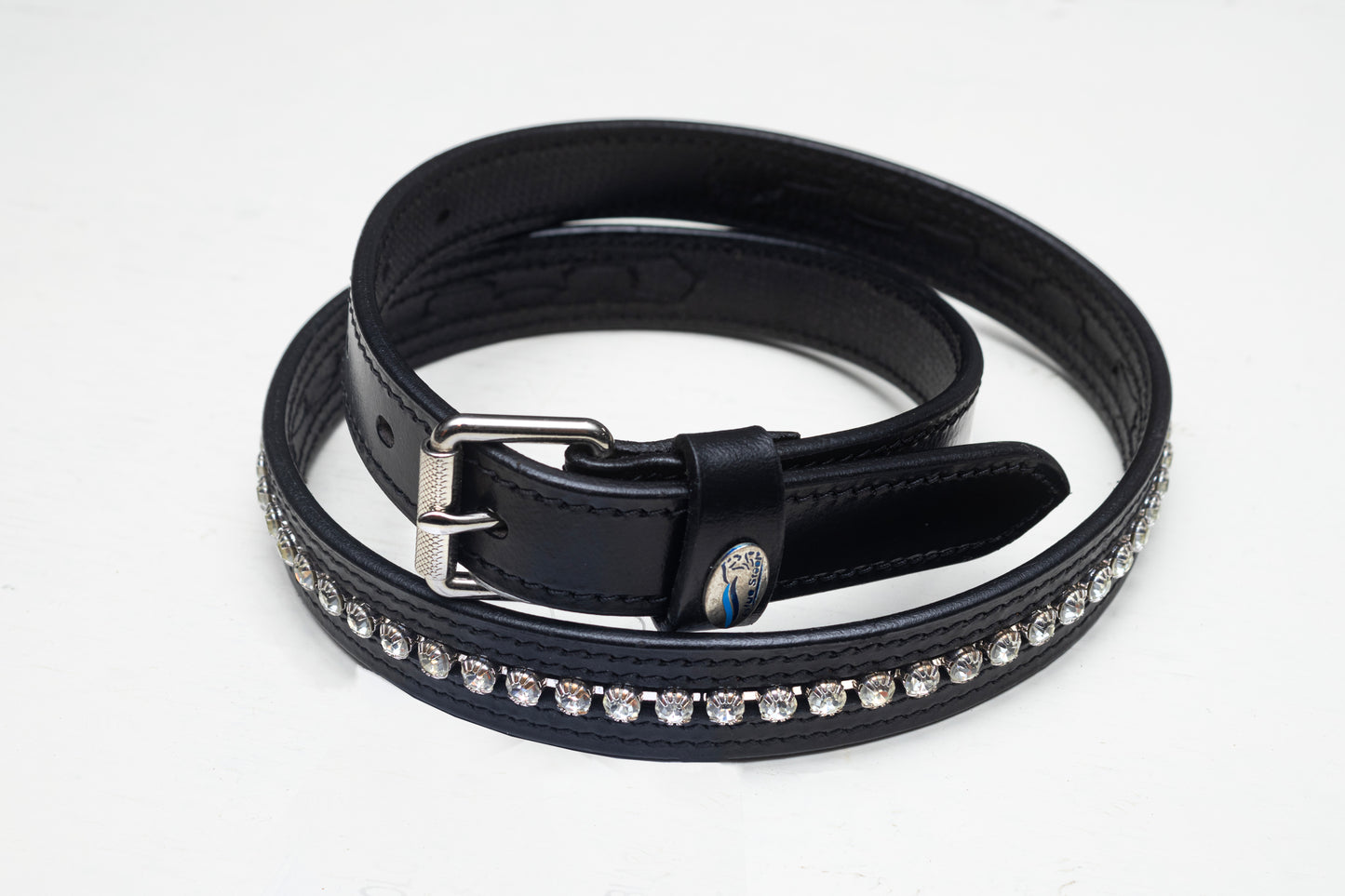 Leather Belt Diamante