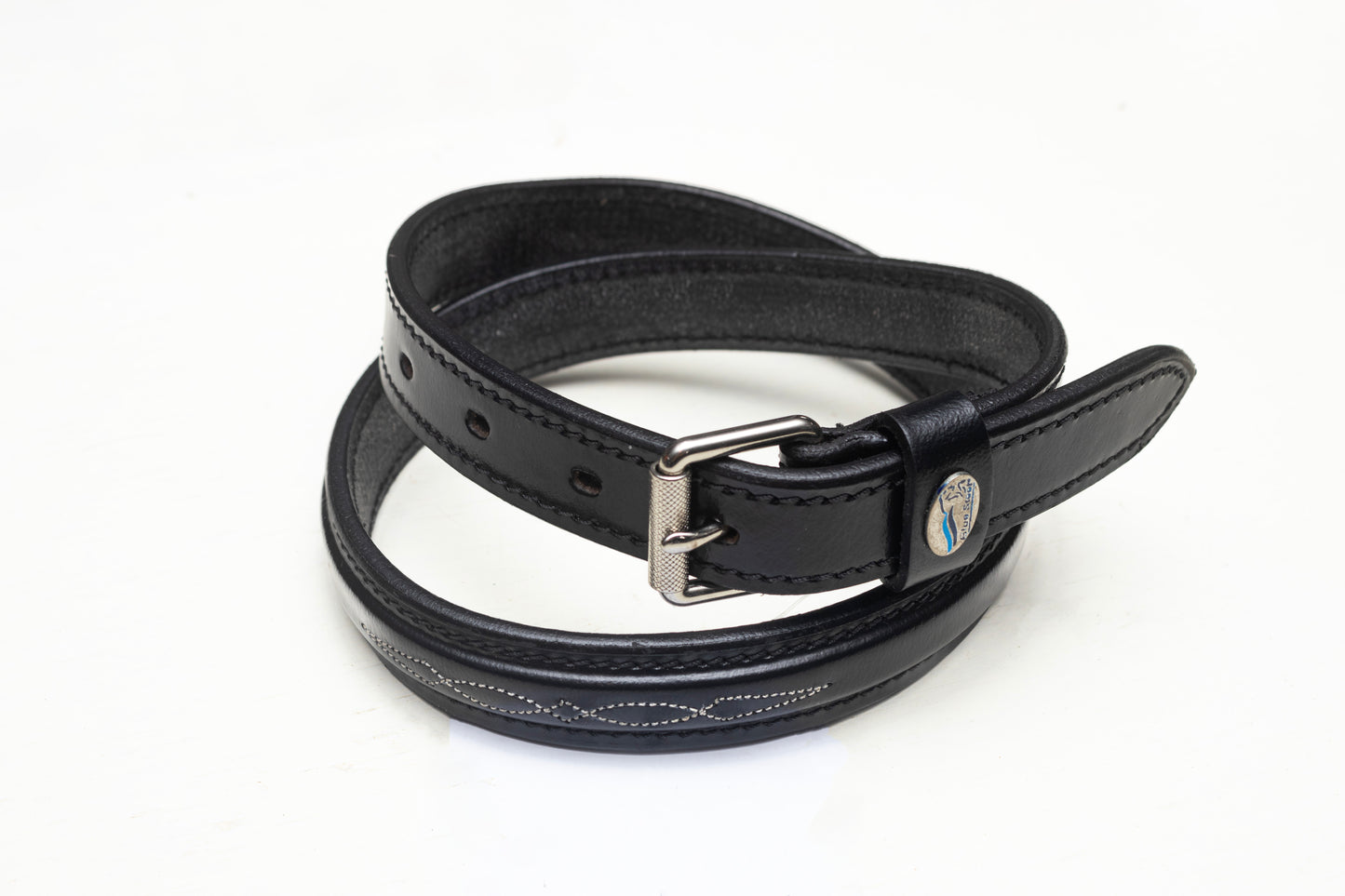 Leather Belt Fancy Stitch