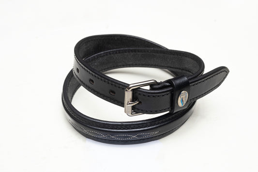 Leather Belt Fancy Stitch