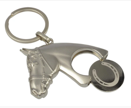 Shoe + Horse Head Keyring